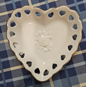 Lenox heart shaped dish